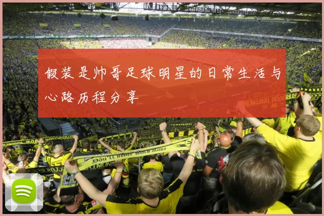 假装是帅哥足球明星的日常生活与心路历程分享